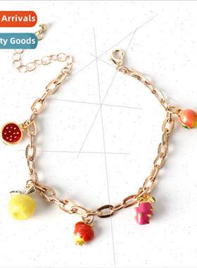 New creative fruit bracelet cantaloupe dragon fruit durian n