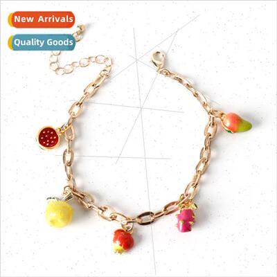 New creative fruit bracelet cantaloupe dragon fruit durian n