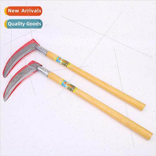 Sturdy and durable wood grain laminated large head scythe 适