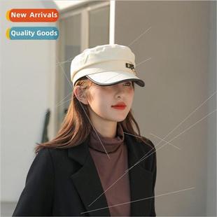 womens hats female and cap winter octagonal Autumn fashion