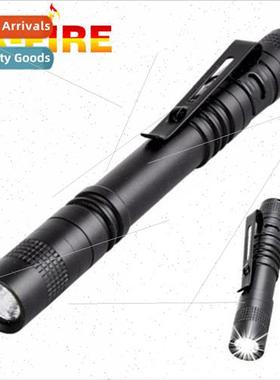 Mini flashlight aluminum alloy pen-shaped household flashlig