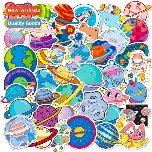 50 Space Planet Doodle Stickers Planet Meteorite Combo Astro