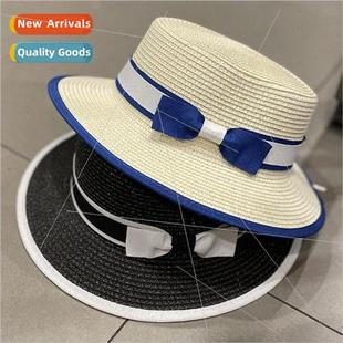 bow tie hat ins child beanie braided combination Korea color