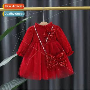 padded princess childrens girls small fall new 2765 dress