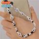 LOVE lanyard letters pearl Acrylic phone imitation cell ethn