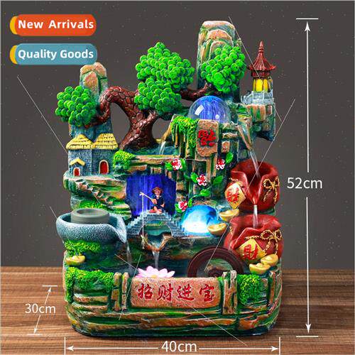 Cai Cai  Bao wigwam running water fountain ornament office l