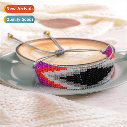 che Designs Rice Bead Weaving Handmade Jewelry Devils Eye Et