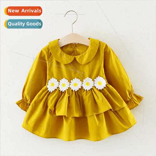 Childrens childrens dresses 2017 fall new girls flowers dres