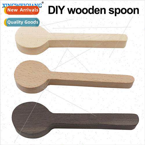 Handmade DIY spoon embryo wood carving smooth burr-free waln