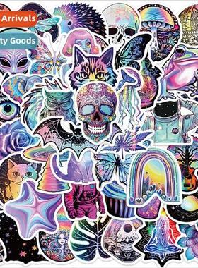 50 cartoon psychedelic mystery graffiti stickers personalize