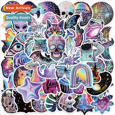 50 cartoon psychedelic mystery graffiti stickers personalize