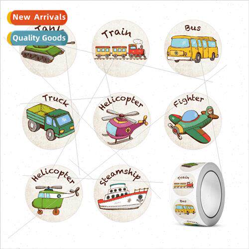 Childrens cartoon toys stickers Carding car stickers toys st
