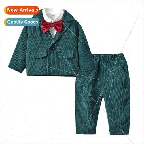 New Christmas childrens fall long-sleeved corduroy jacket so