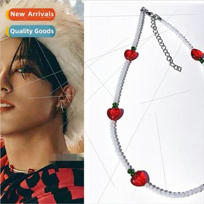 Stray Kids Han Zhicheng Necklace Bracelet Love Necklace Rice