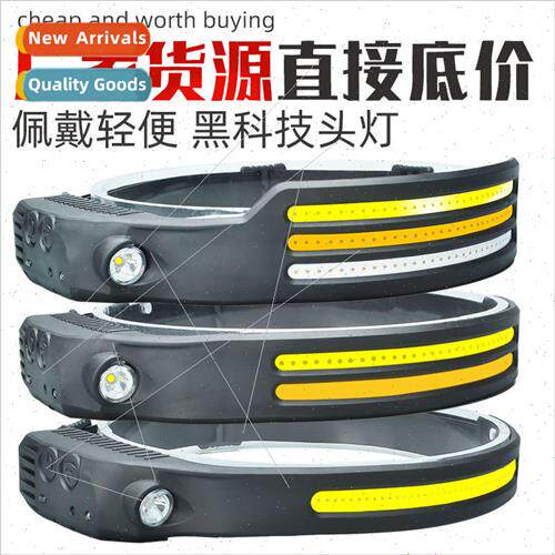 Strong headlamp waving sensor COB riding light tepyc recharg