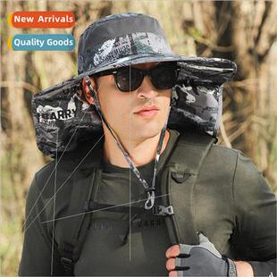Sunscreen hat summer mens hiking mountaineering sun hat thin