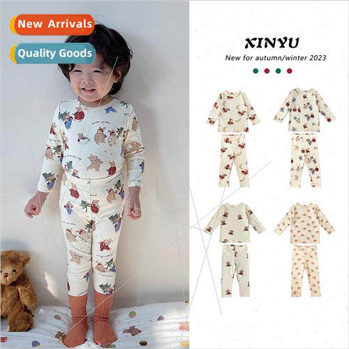 Class a childrens ks Christmas home wear suit boys and girls