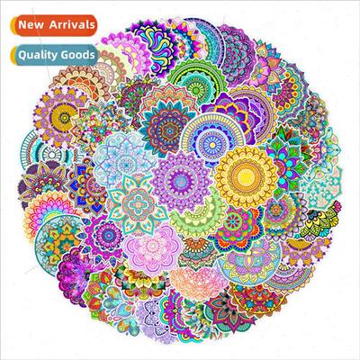 50 mandala graffiti stickers luggage car laptop skateboard w