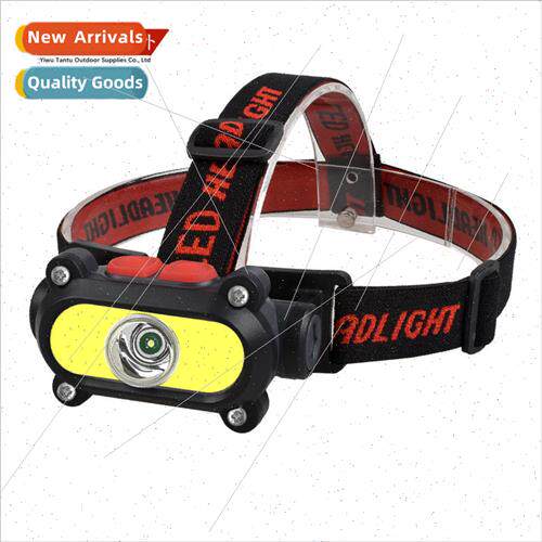 LED headlamp COB strong light double light source far shooti