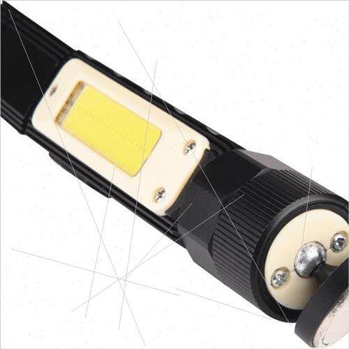 New XPG + COB red and white light 90 ° folding USB charging