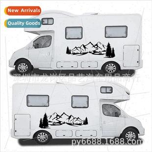 X-267  universal mountains woods scenery totem car stickers