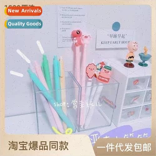 Transparent acrylic pen holder fashion creative desktop orga