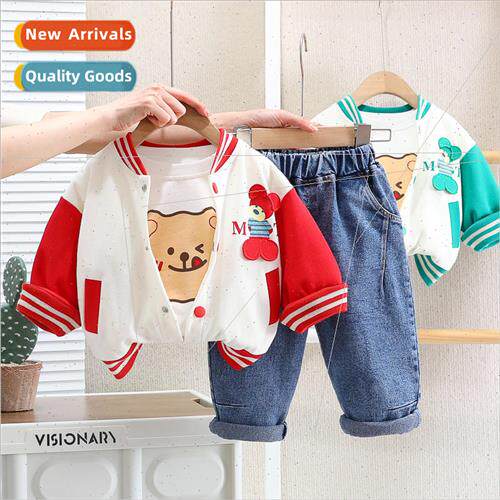 Boys spring jacket suit 2023 new 适用eign- fall and winter