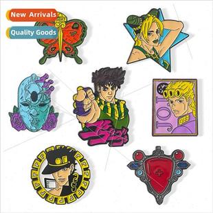around JOJOs wonderful Anime cartoon manga adventure pin and