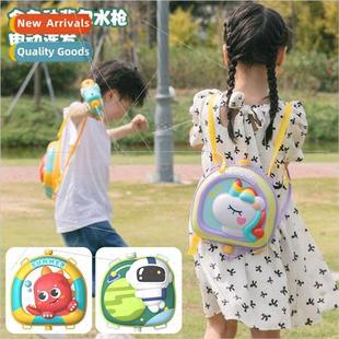 water gun fight Childrens toys backpack war electric