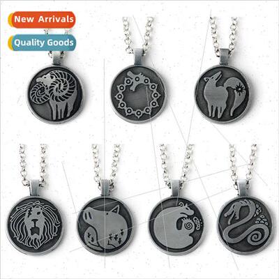 Anime  Seven Deadly ns main character tattoo necklace Meliod