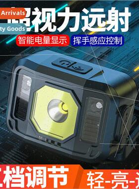 The new three light source LED strong light induction headla