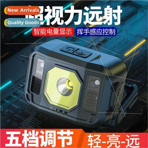 The new three light source LED strong light induction headla