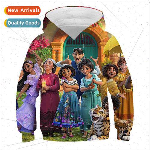 3D cartoon animation magic full house Encanto new hooded men
