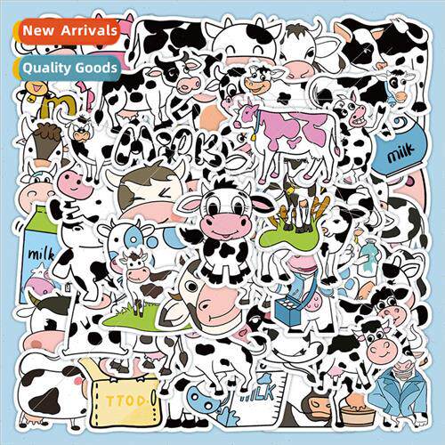 60 Strawberry Cow Stickers Cute Cow Creative ggage Cell Phon
