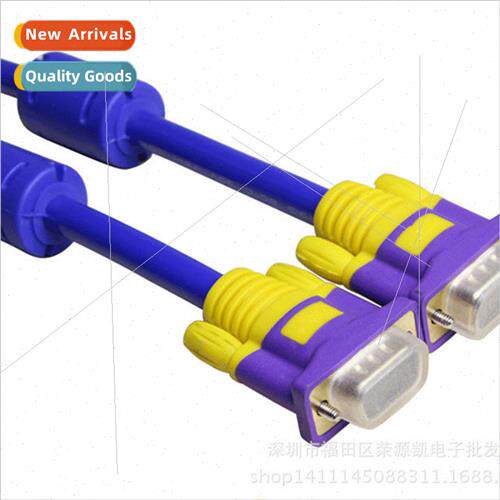 1.5 meters VGA cable 3 + 9 male to male 15-pin computer moni