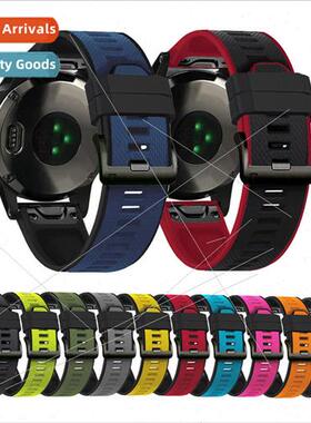 适用 Gamin Fenix6/6X Silicone Strap Gamin 955 Strap 22/26mm