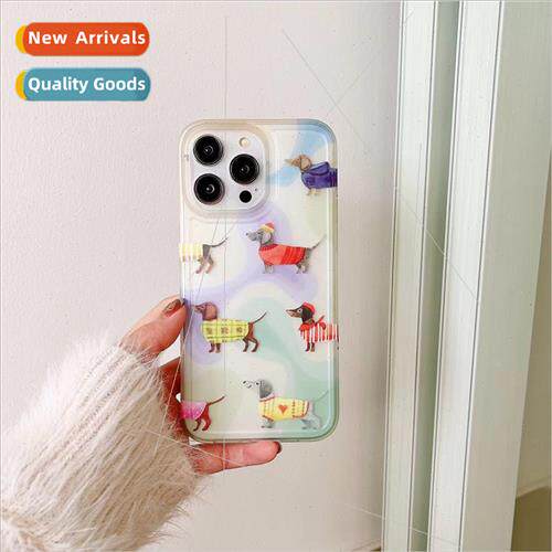 Wang Yuan dachshund dog iPhone 14 case 12promax 适用 Apple 1