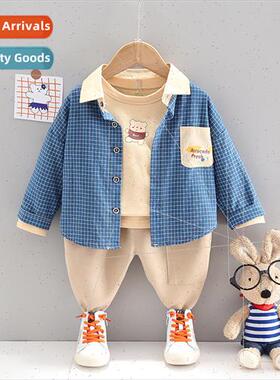 Childrens clothing spring and fall new boys and girls baby K