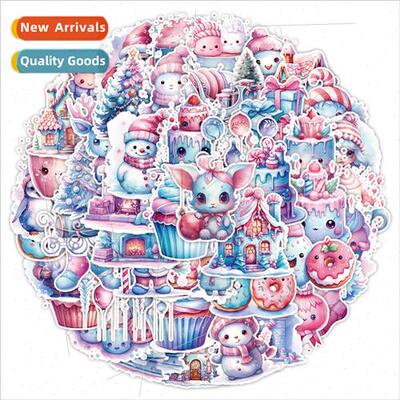 50 illusion Christmas stickers doors windows walls cabinets