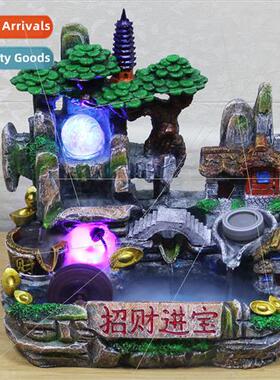 New 适用tune Home Decor Fountain Water Crafts Bonsai Humidif