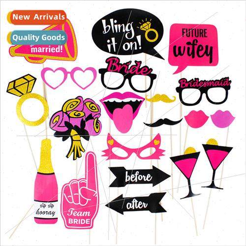 Photo props wedding party party couples self-timer handheld