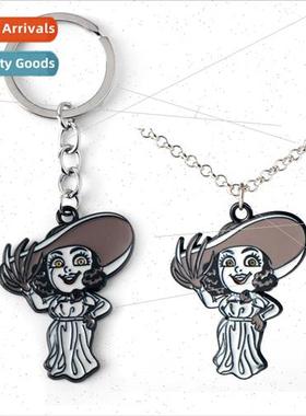 Game around Resident Evil 8 Mrs. Dimiscu pendant necklace cr