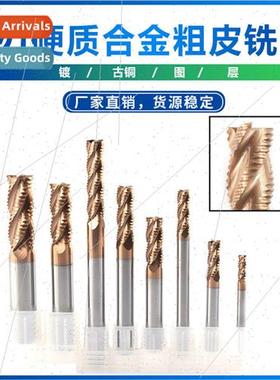 New 4 flute carbide rough skin milling cutter with bronze co