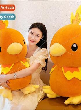 Cute fire baby chicken doll plush toys nerdy little turkey b