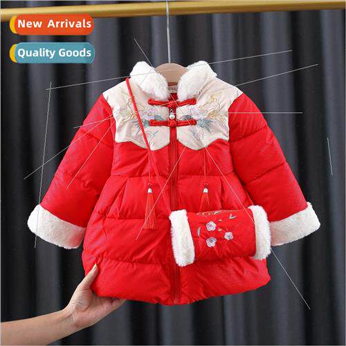 Childrens New Years cotton clothing winter new girls thicken