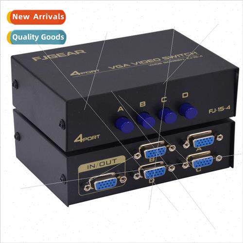Fengjie 15-4C VGA Switcher VGA Switcher Manual Four Hosts Sh