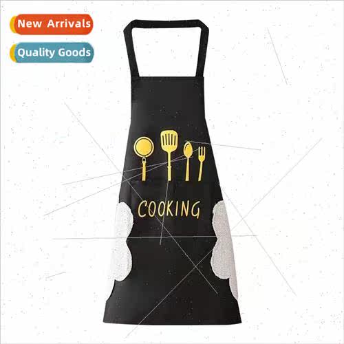 Hanging neck apron printing kitchen household cooking waterp