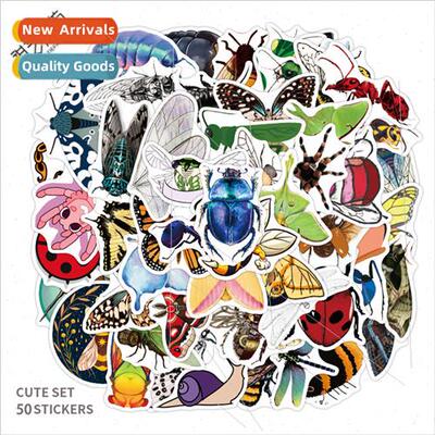 50 cartoon insects small animals graffiti stickers scooter l