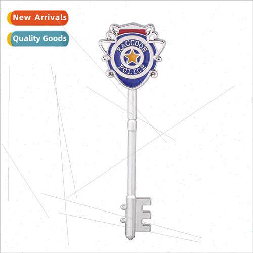 Resident Evil Raccoon City Police Department Badge  Key Pend