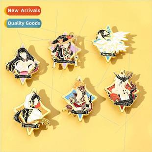 Game Peripheral badge God backp metal Brooch Zhong Wendy